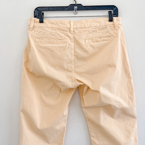 Frank & Eileen Wicklow Italian Performance Twill Chino Pants Yellow 8 NW… - Picture 7 of 8